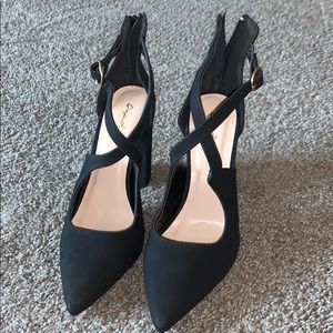 Black Suede Heels
